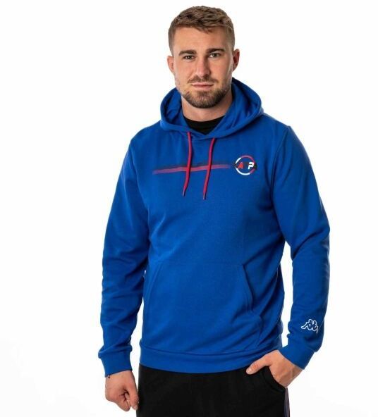 Kappa LOGO IBBATI Pánska mikina, modrá, veľkosť XXXL