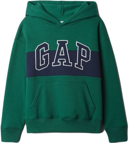 GAP V-FALL FASH LOGO Chlapčenská mikina, zelená, veľkosť