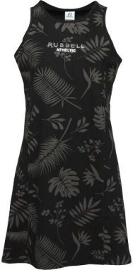 Russell Athletic TONAL AOP Dámske šaty, čierna, veľkosť