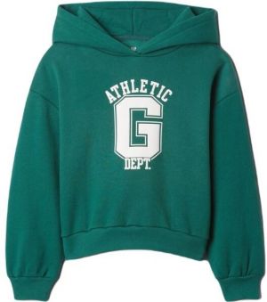 GAP FA24 LOGO Dievčenská mikina, zelená, veľkosť