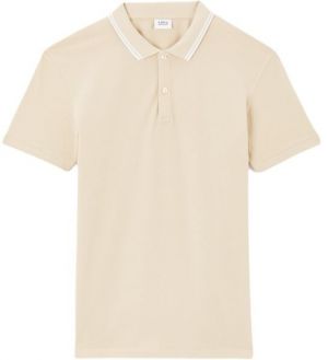CELIO LEPRIME Pánske polo tričko, béžová, veľkosť