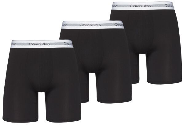 Calvin Klein MODERN AIR 3PK Pánske boxerky, čierna, veľkosť