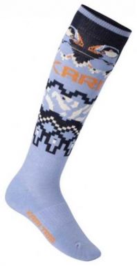 KARI TRAA JOHANNE SOCK Dámske vlnené podkolienky, svetlomodrá, veľkosť