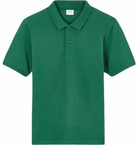 CELIO TEONE Pánske polo tričko, tmavo zelená, veľkosť