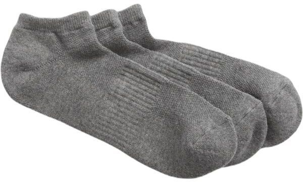 GAP BASIC ANKLE 3PK Pánske ponožky, tmavo sivá, veľkosť