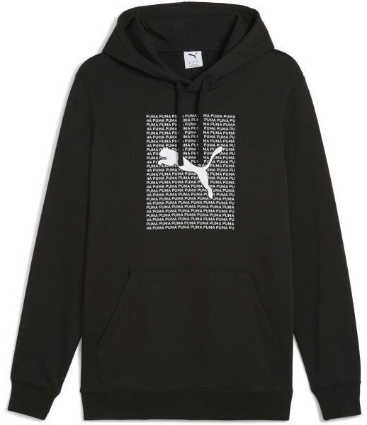 Puma ESS BIG LOGO Pánska športová mikina, čierna, veľkosť