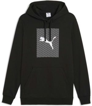 Puma ESS BIG LOGO Pánska športová mikina, čierna, veľkosť