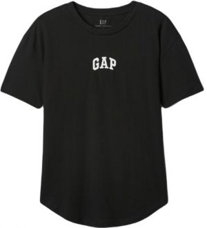 GAP BOYFRIEND Dámske tričko, čierna, veľkosť