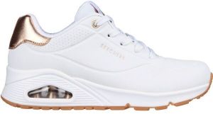 Skechers UNO - SHIMMER AWAY Dámska obuv na voľný čas, biela, veľkosť
