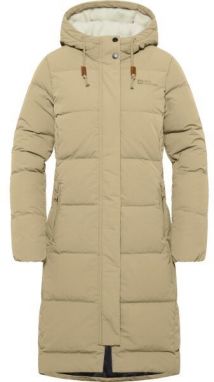 Jack Wolfskin NORDLICHT W Dámsky zimný kabát, béžová, veľkosť