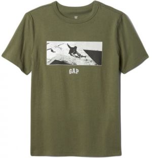 GAP AUG Chlapčenské tričko, khaki, veľkosť