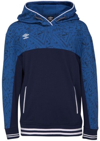 Umbro WANZI Chlapčenská mikina, tmavo modrá, veľkosť 140-146