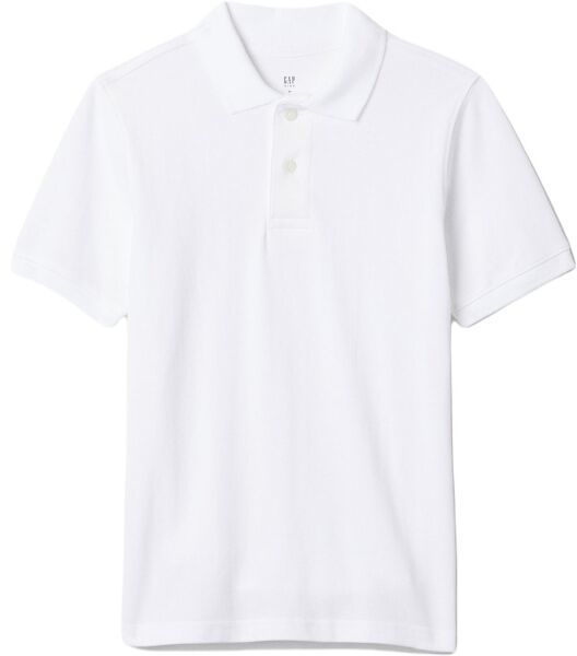 GAP PIQUE Chlapčenské tričko, biela, veľkosť