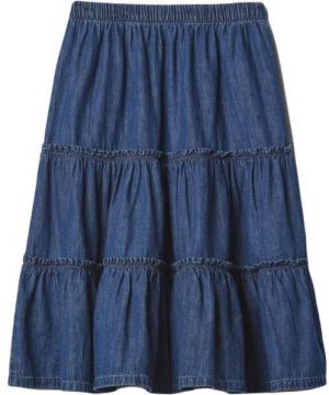 GAP DENIM Dievčenská sukňa, tmavo modrá, veľkosť