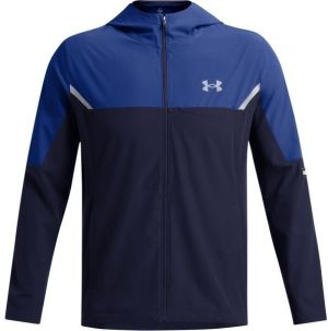 Under Armour VANISH WOVEN UTILITY Pánska bunda, tmavo modrá, veľkosť