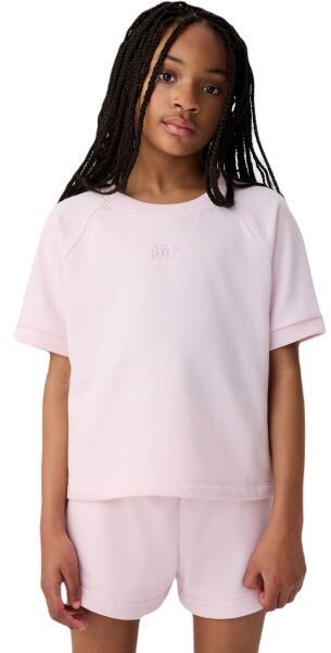 GAP LOGO RAGLAN Dievčenská mikina, ružová, veľkosť