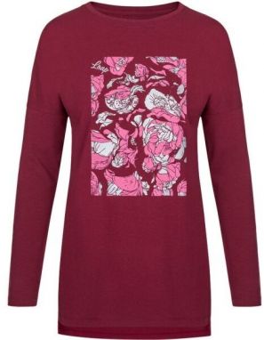 LOAP ABRISIMA Dámske tričko, vínová, veľkosť