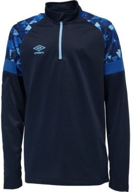 Umbro FORMATION QUARTER ZIP - JNR Detská športová mikina, tmavo modrá, veľkosť