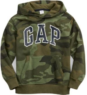 GAP V-CAMO ARCH Chlapčenská mikina, khaki, veľkosť