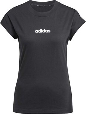 adidas ESSENTIALS LINEAR SINGLE Dámske tričko, čierna, veľkosť