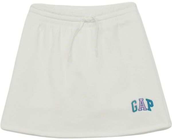 GAP V-LOGO Dievčenská sukňa, biela, veľkosť
