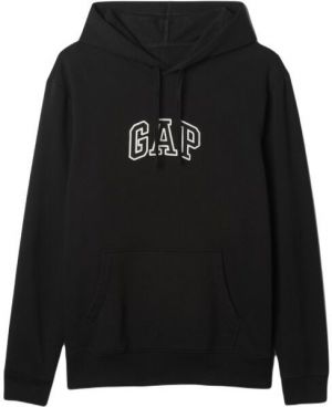 GAP V-FRCH LOGO Pánska mikina, čierna, veľkosť
