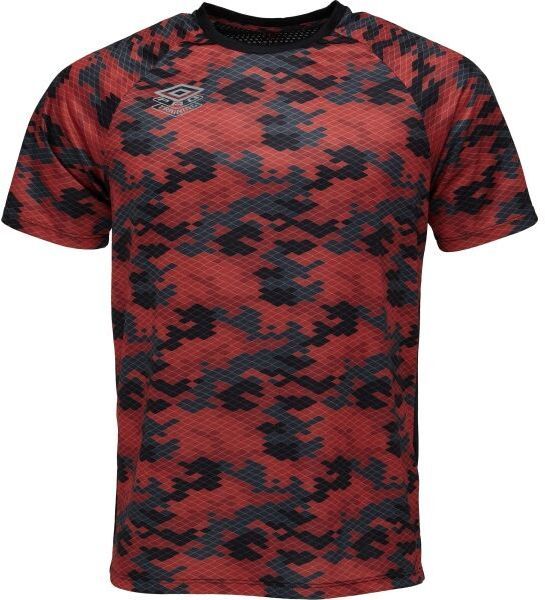 Umbro PRO TRAINING GRAPHIC JERSEY Pánske športové tričko, červená, veľkosť