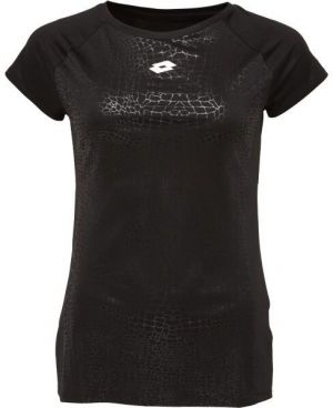 Lotto WORKOUT PURE TEE Dámske športové tričko, čierna, veľkosť