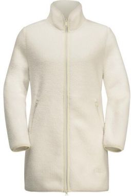 Jack Wolfskin HIGH CURL COAT W Dámsky zimný kabát, béžová, veľkosť