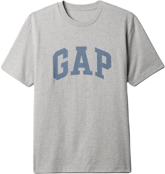 GAP LOGO FOURTH OF JULY Pánske tričko, sivá, veľkosť