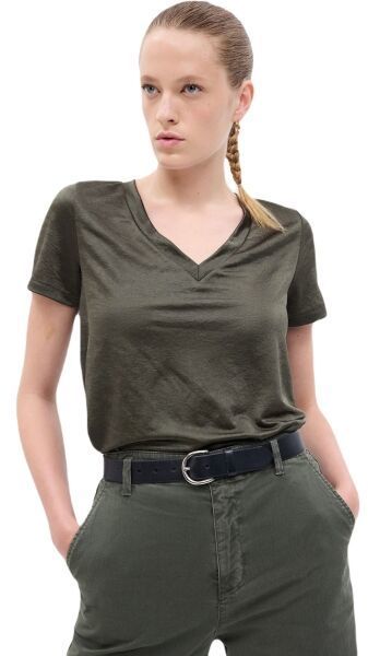 GAP SS ORGANIC VINT Dámske tričko, khaki, veľkosť