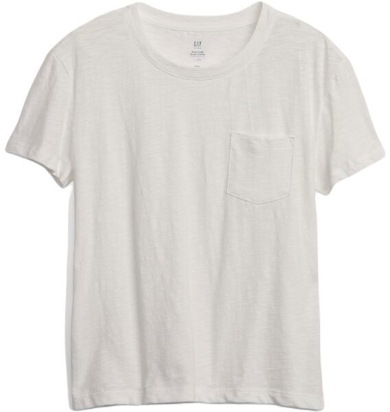 GAP SS POCKET Dievčenské tričko, biela, veľkosť