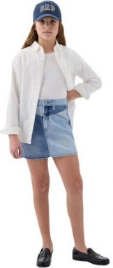 GAP PATCHWORK Dievčenská sukňa, modrá, veľkosť 10Y