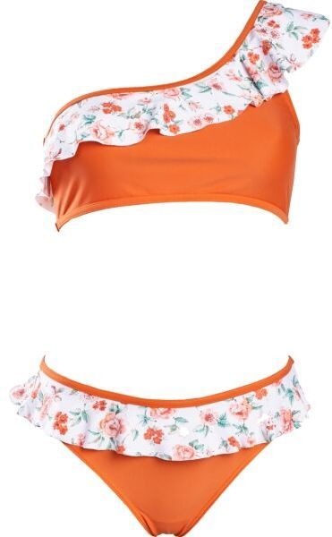 Axis SWIMSUIT Dievčenské dvojdielne plavky, oranžová, veľkosť
