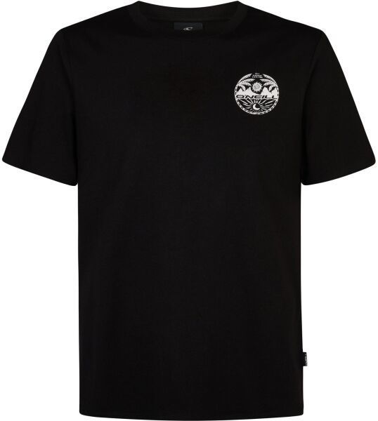 O'Neill CHEST PRINT Pánske tričko, čierna, veľkosť