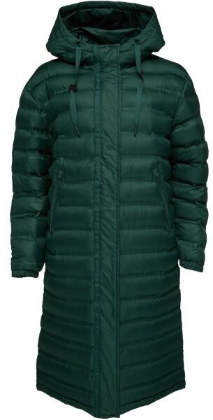 LOAP ITMARA Dámsky kabát, tmavo zelená, veľkosť