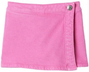 GAP ASYM DENIM Dievčenská šortková sukňa, ružová, veľkosť 4Y