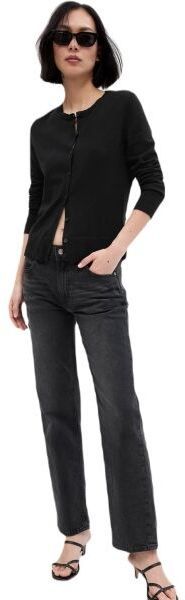 GAP V-KI CREW Dámsky sveter, černá, veľkosť