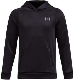 Under Armour ARMOUR FLEECE PRO Chlapčenská mikina, čierna, veľkosť S