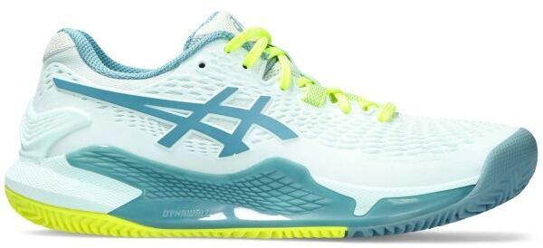 ASICS GEL-RESOLUTION 9 W CLAY Dámska tenisová obuv, svetlo zelená, veľkosť 37