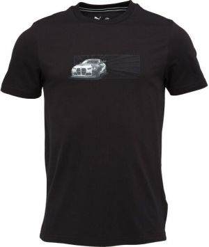 Puma BMW M MOTORSPORT CAR GRAPHIC TEE 2 Pánske tričko, čierna, veľkosť