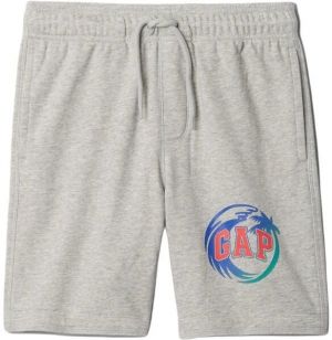 GAP FRAN LOGO FASH Chlapčenské kraťasy, sivá, veľkosť