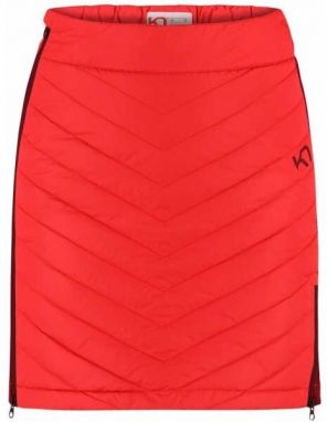 KARI TRAA EVA Dámska zateplená sukňa, červená, veľkosť
