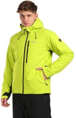 KILPI TAMPA Pánska lyžiarska bunda, svetlo zelená, veľkosť