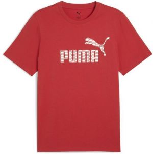 Puma UNITED TEE Pánske tričko, červená, veľkosť