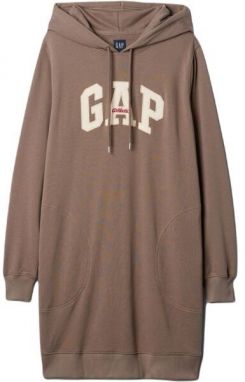 GAP JAPAN Dámske šaty, hnedá, veľkosť