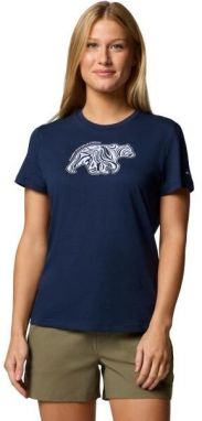 Columbia RUBY SPRINGS GRAPHIC FITTED SS Dámske tričko, tmavo modrá, veľkosť