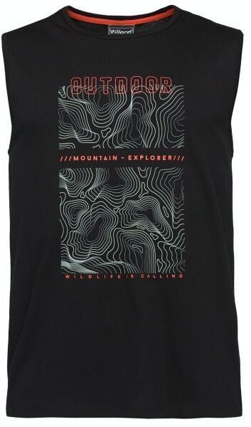 Willard INGVER Pánske tielko, čierna, veľkosť XXL