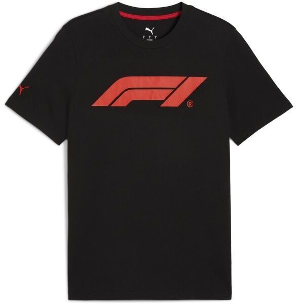 Puma F1 ESSENTIALS LOGO TEE Pánske tričko, čierna, veľkosť