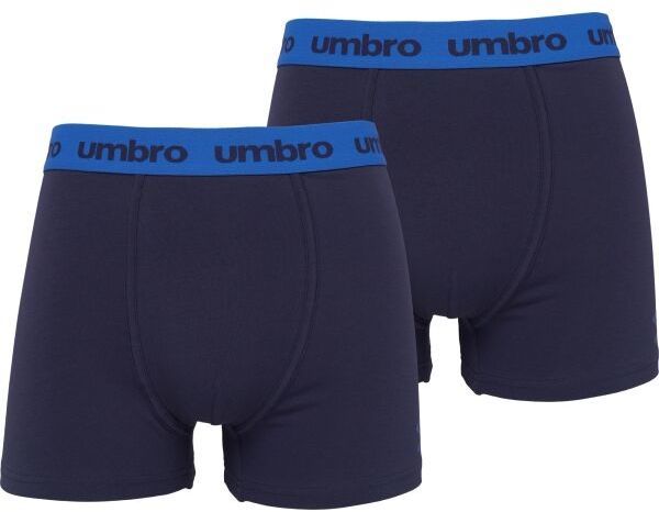 Umbro BOXER SHORT 2 PACK Pánske boxerky, tmavo modrá, veľkosť